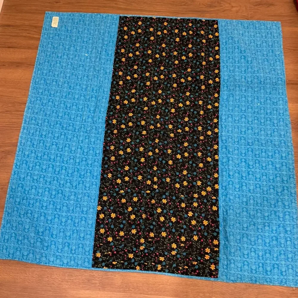 Handmade Butterfly Quilt Throw 52x52 Personalized Label Signed Christmas 2016